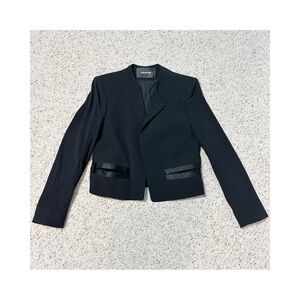 Zadig & Voltaire Deluxe Black Tuxedo Women’s Suiting Blazer